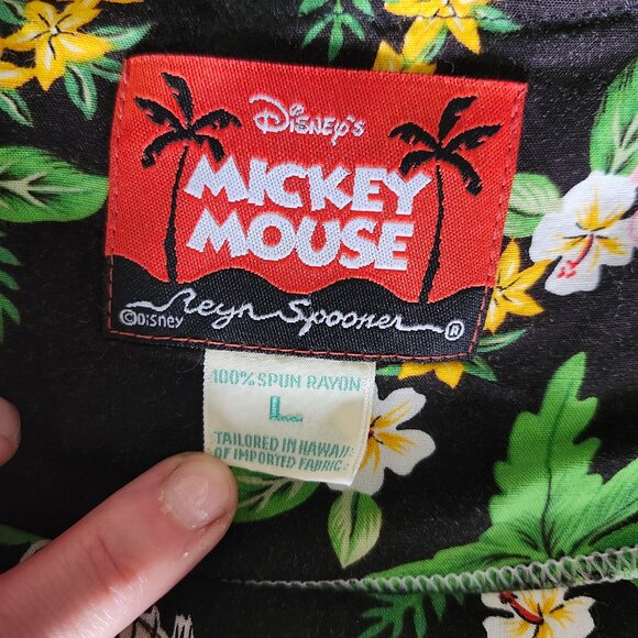 Disney Reyn Spooner vintage Mickey Mouse Dress womens L - Picture 2 of 3